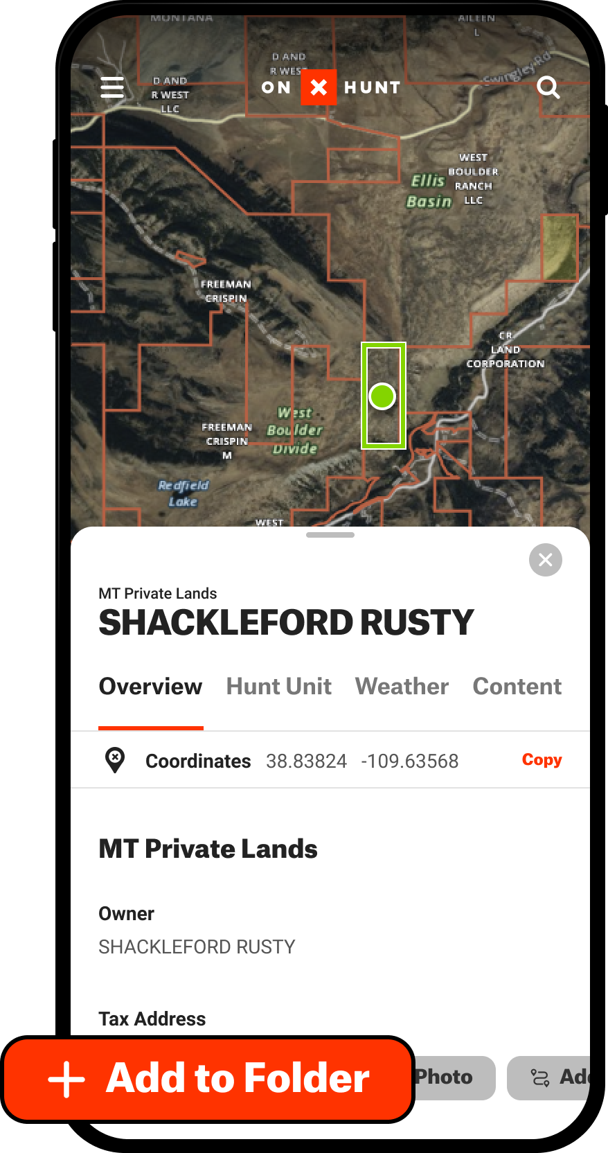 Add to Folder Map Query Privite Land Hunt.png