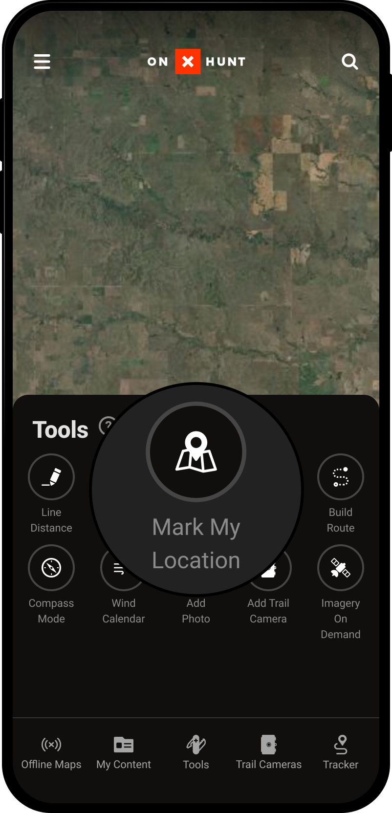 Mark My Location Tools Menu Hunt App.png