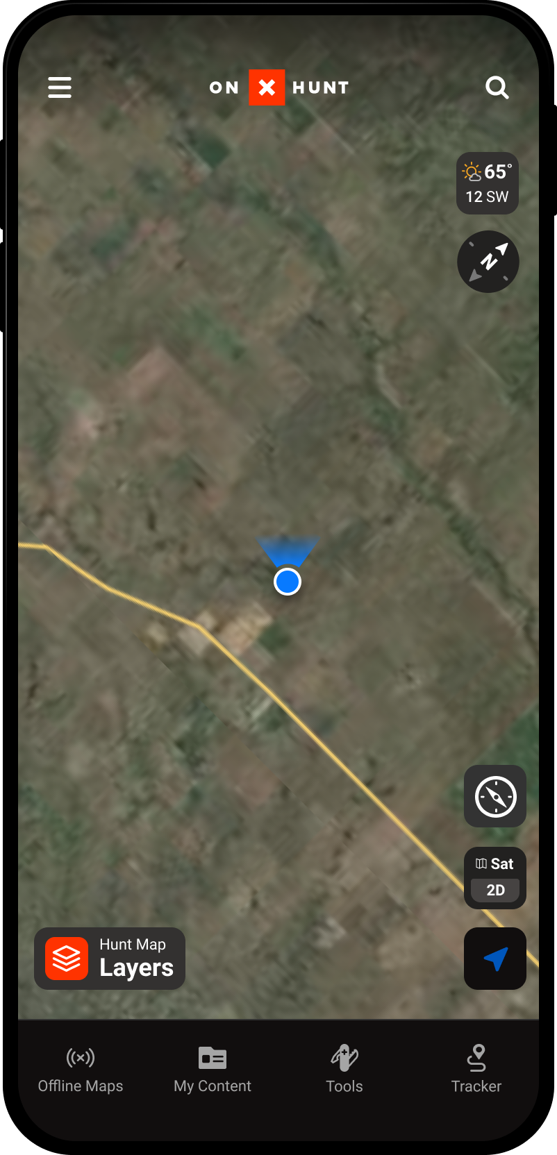 Location Button Heading Nav and Controls Hunt App.png