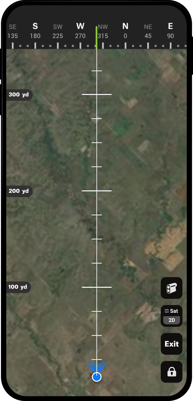 Using Compass Mode and the Rangefinder onX Hunt