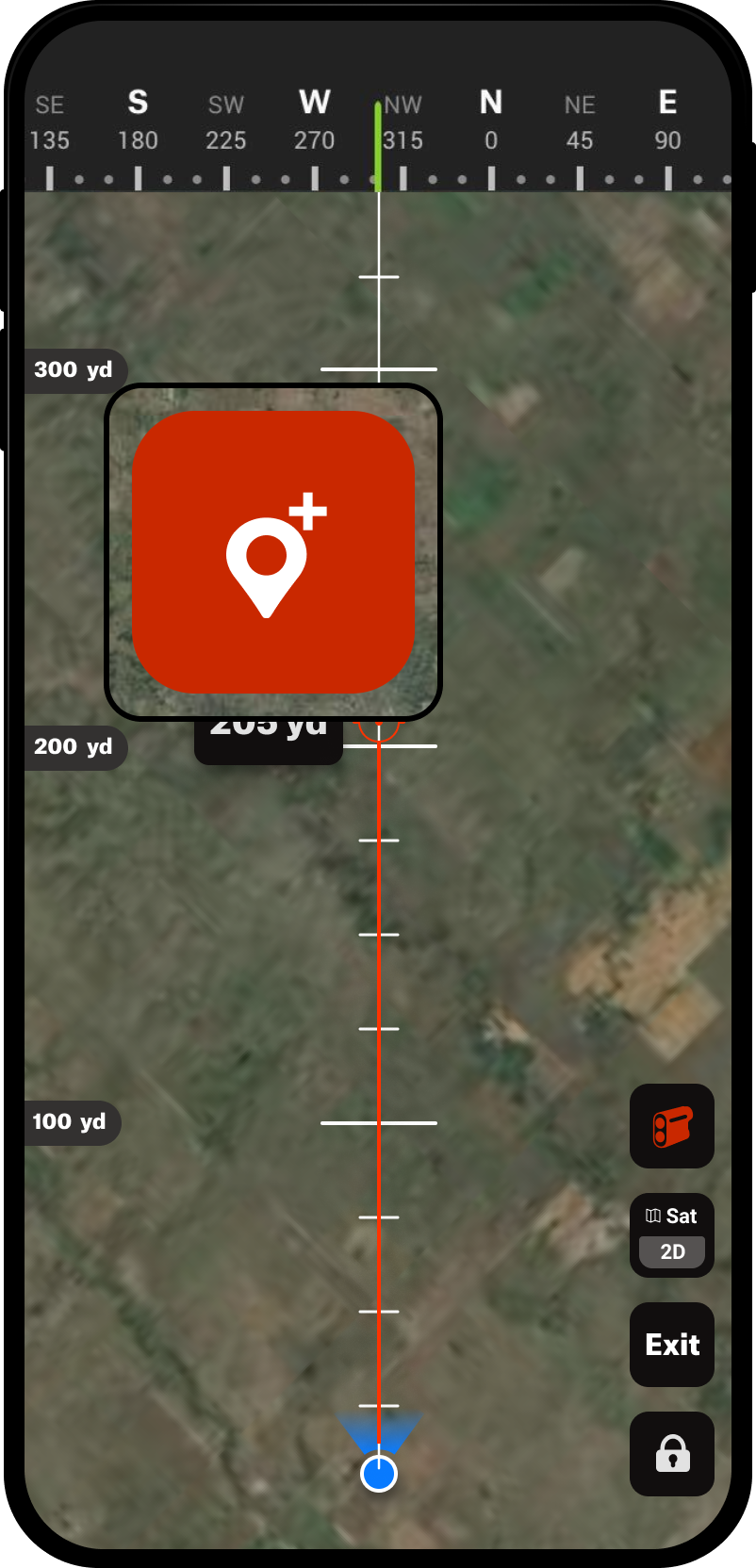 Using Compass Mode and the Rangefinder onX Hunt