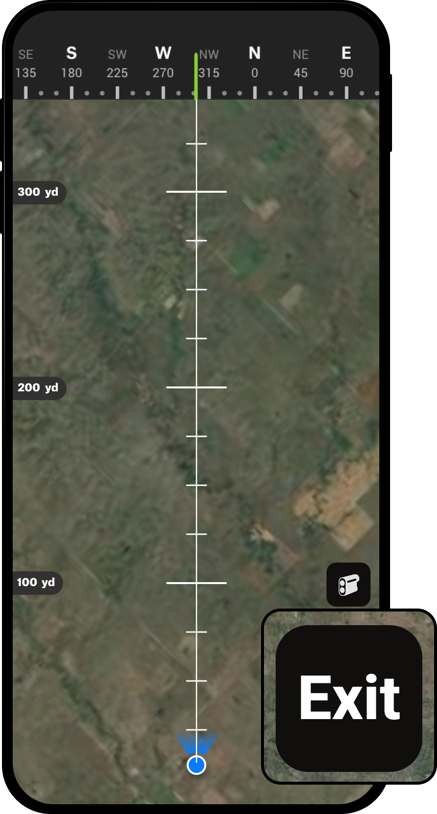 Using Compass Mode and the Rangefinder onX Hunt