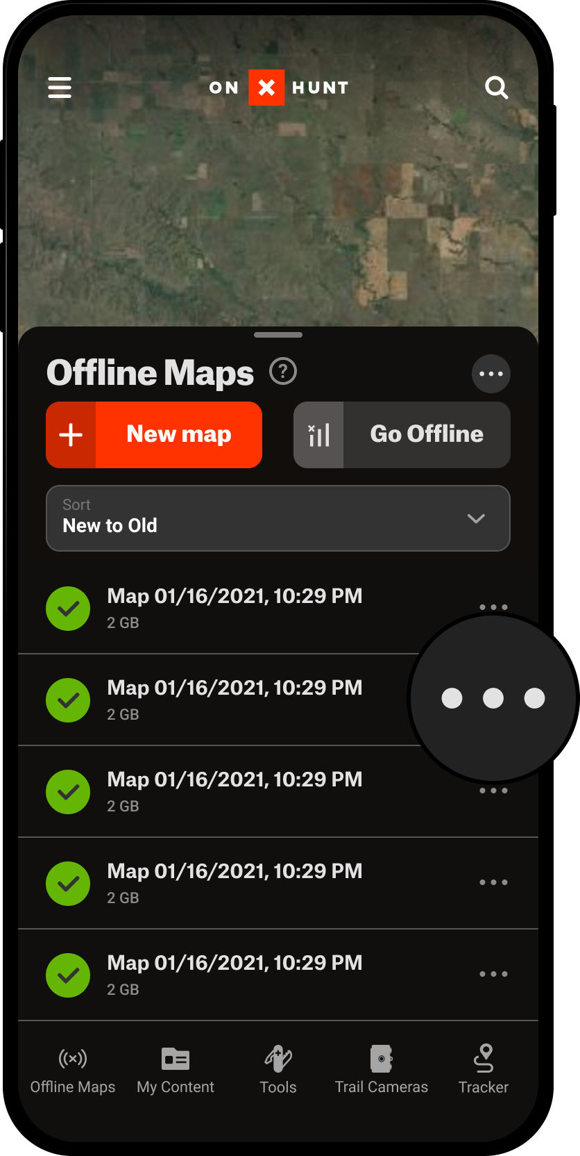 Map Options Button Offline Maps Menu Hunt App.png