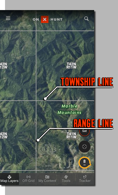 non township and range systems